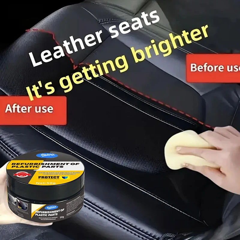 Automotive Plastic Repair Agent for Scratch and Tire Polishing - Anti-Aging Wax