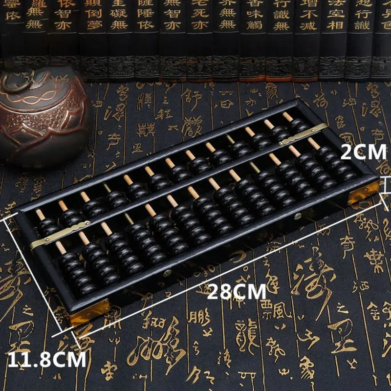 Wooden Abacus 13-Digit Counting Rack Educational Math Toy Montessori Learning