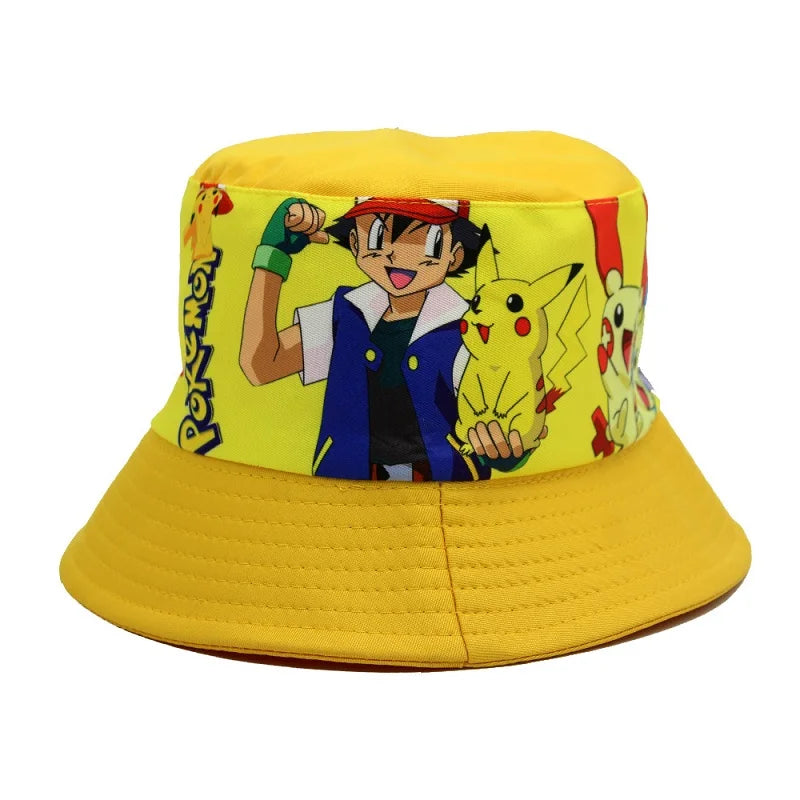 Children's Pokémon Baseball Cap Sun Hat - Cartoon Pikachu Hip Hop Style