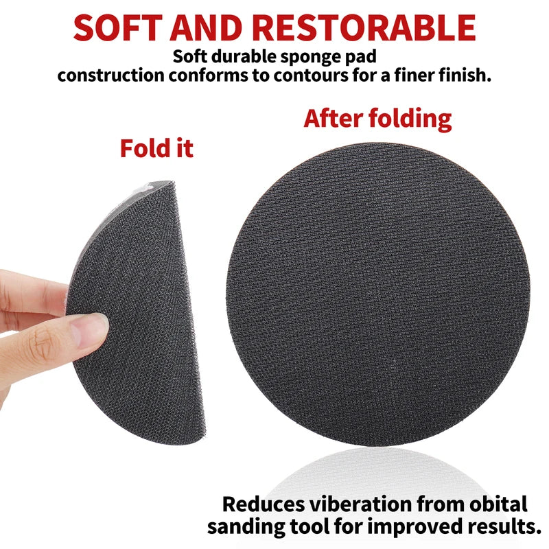Auto Detailing Hook and Loop Buffer Pad Foam Backing for Polishing and Buffing