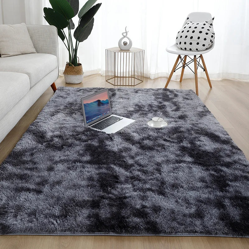 Machine Washable Shaggy Area Rug for Bedroom and Indoor Floors – Soft Non-Slip Carpet