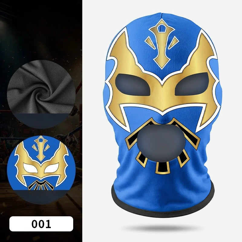 Wrestling Mask Boxing Mask Face Elastic Milk Silk Costume Party Mask - Multiple Colors