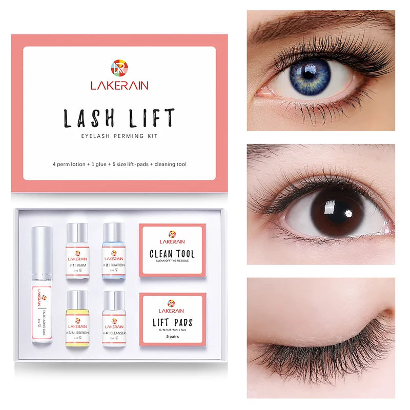 Lash Lift Kit for Eyelash Perming Long Lasting Curly Lash Treatment Salon & Home Use