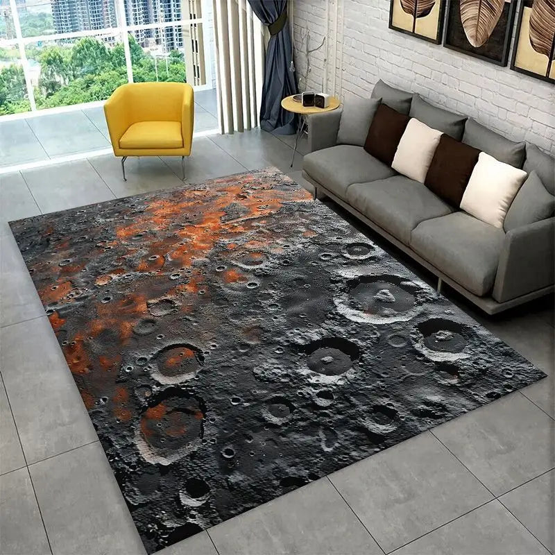 Rainbow Chakra Yoga Mandala Meditation Rug Non-Slip Floor Carpet for Bedroom Living Room