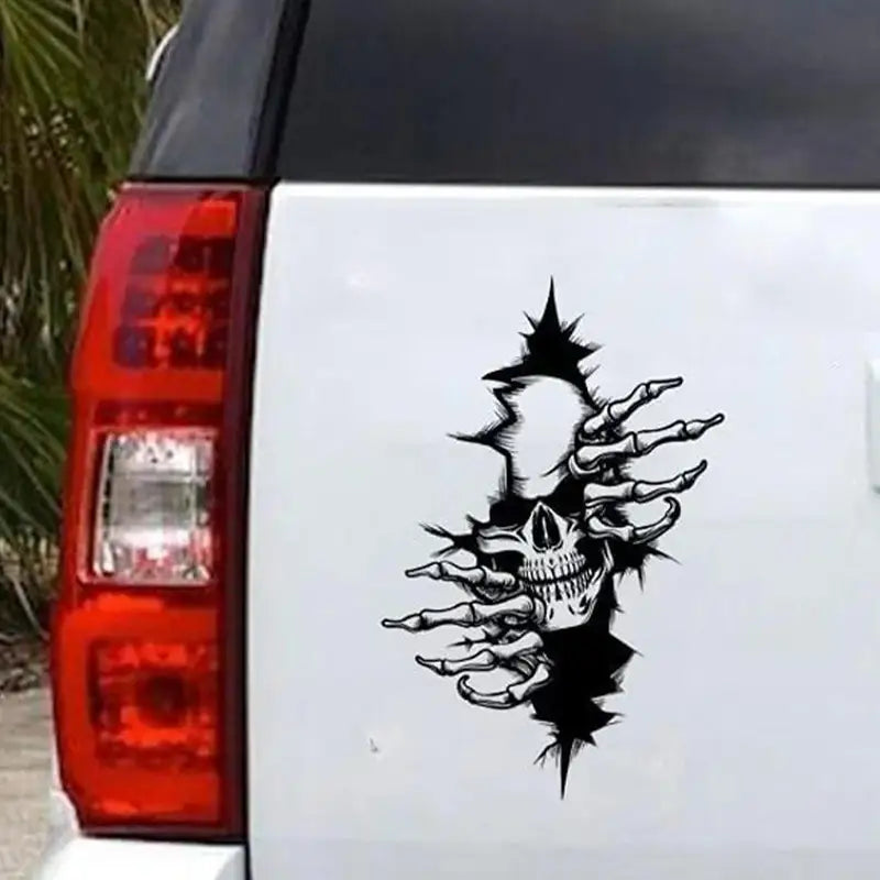 Skeleton Car Sticker Halloween Waterproof Vinyl Decal for Vehicle Windows
