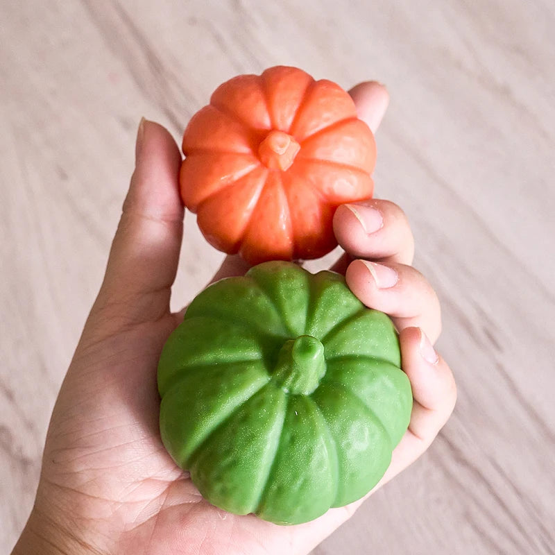 Pumpkin Silicone Candle Mold for Halloween DIY 3D Scented Candle Making