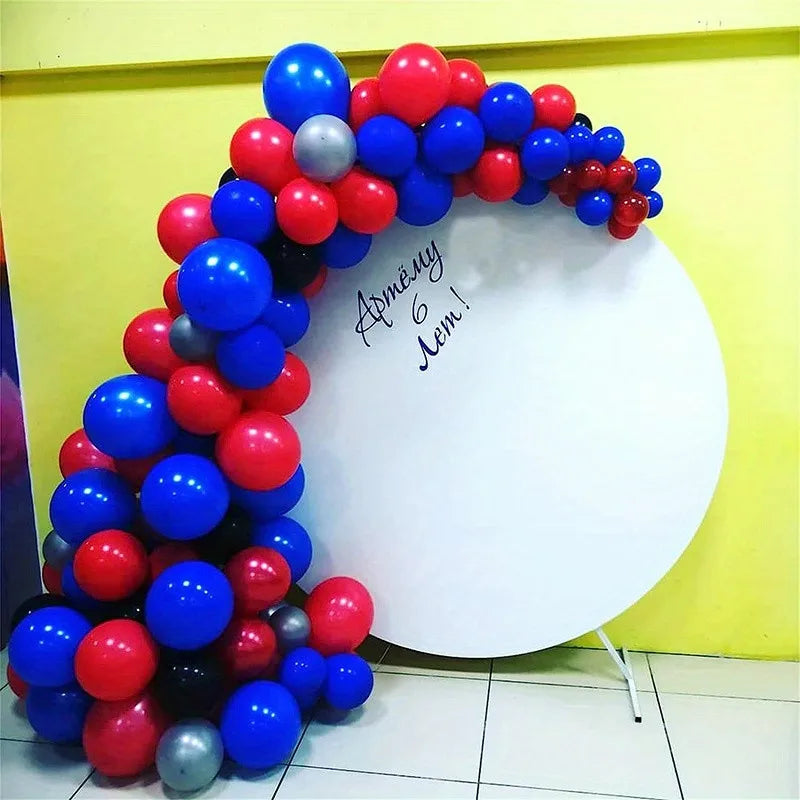 95Pcs Latex Balloon Chain Set for Kids Birthday Party Decorations - Red Black Blue
