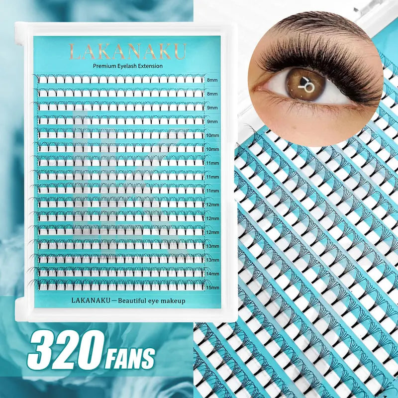 Premade Volume Eyelash Fans 3D 4D 5D 6D Soft Cashmere Matte False Lashes