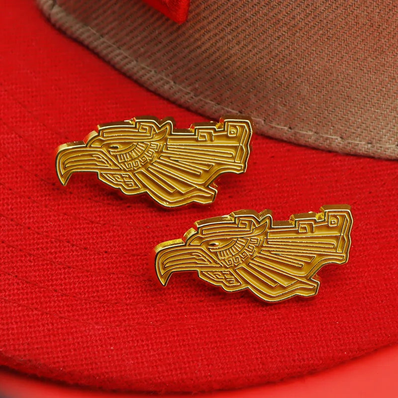 Vintage Aztec Eagle Golf Hat Clip Pin - Retro Party Jewelry Gift