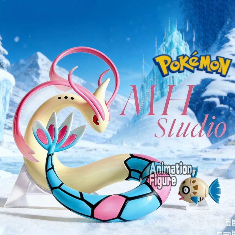 3-12cm Pokemon Milotic Action Figure PVC Collectible Toy - Anime Gift