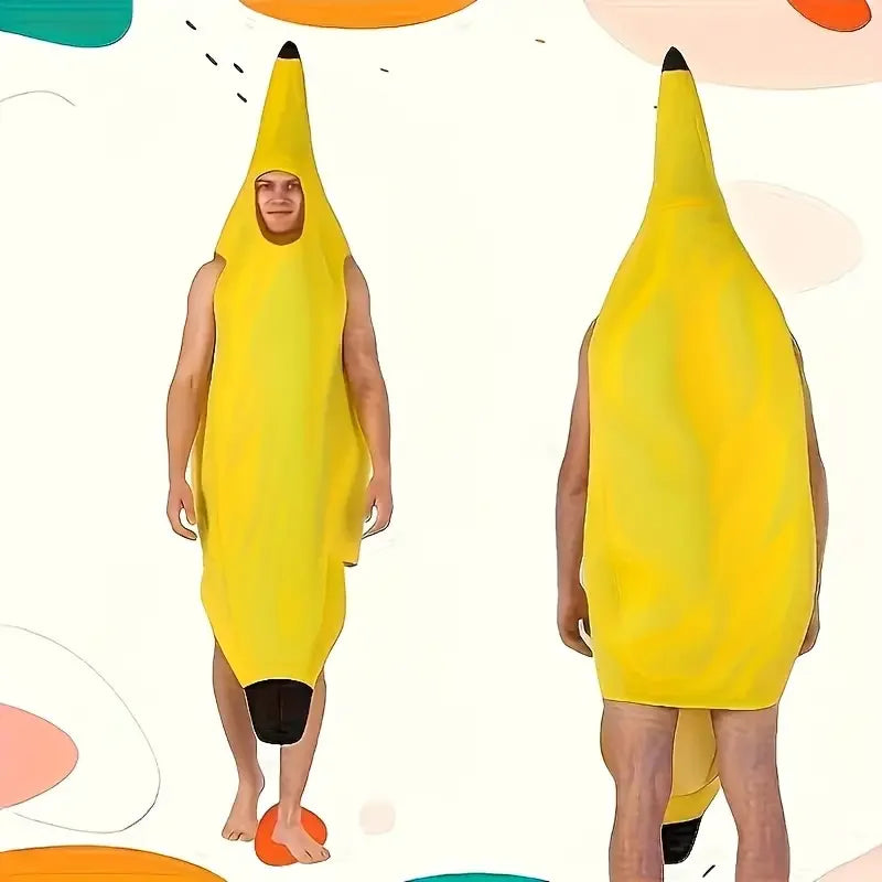 Kids Halloween Banana Costume Fruit Outfit for Role Play & Performance
