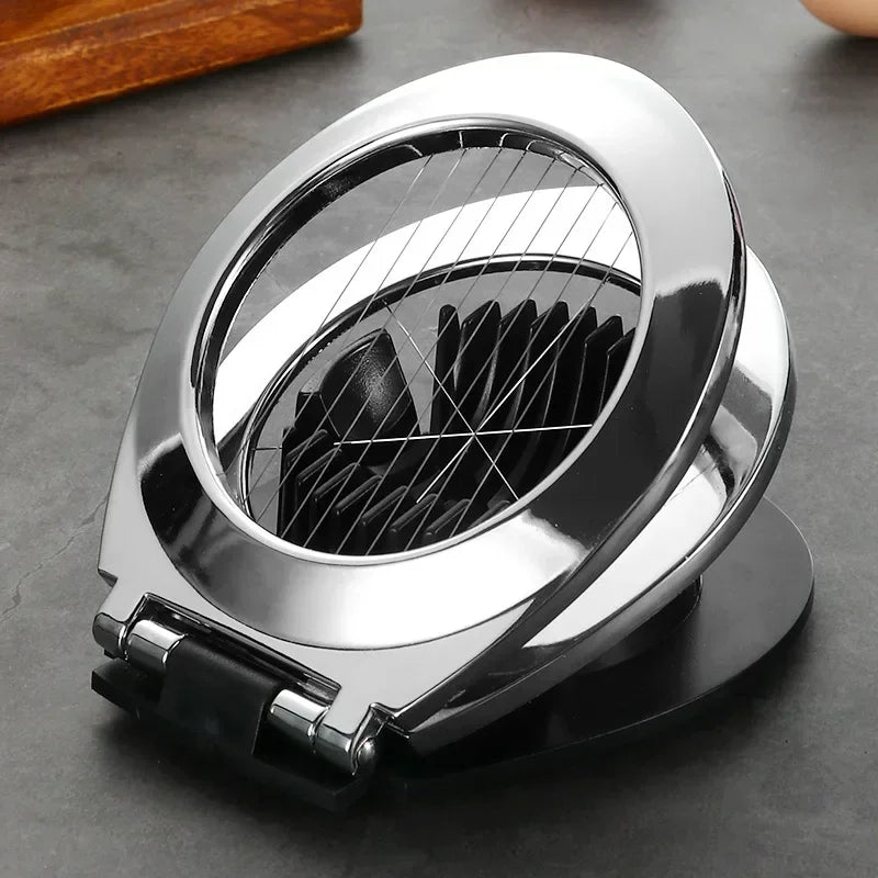Egg Slicer Kitchen Tool Zinc Alloy Egg Cutter Wedges & Slices