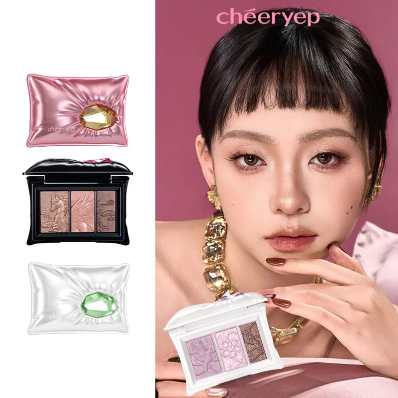 Multicolor Eyeshadow Palette with Highlighter - Matte & Shimmer for Daily Makeup