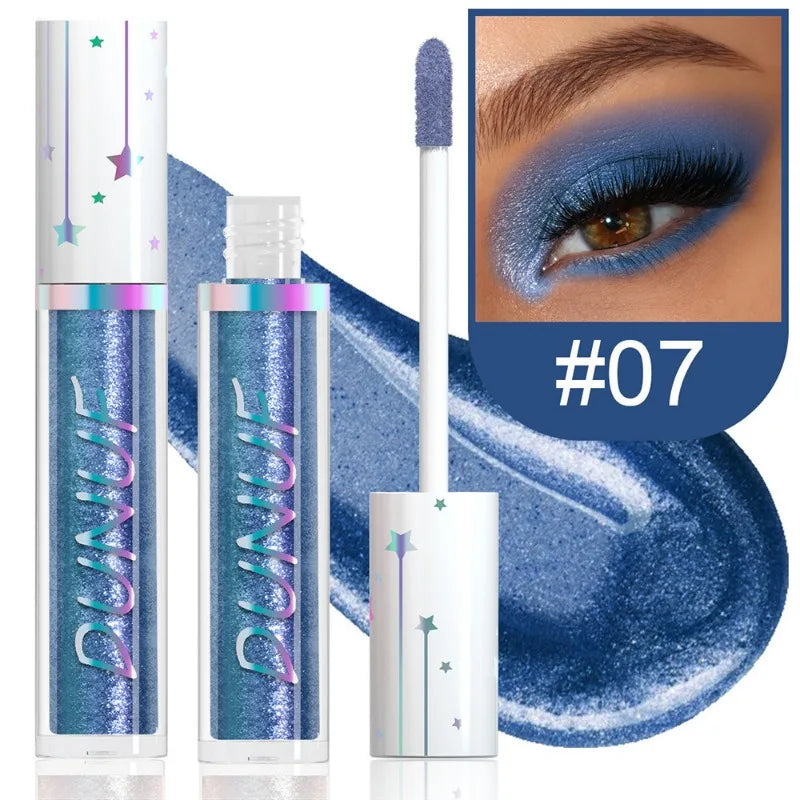 24-Color Liquid Eyeshadow Stick Metallic Glitter Waterproof Stage Makeup