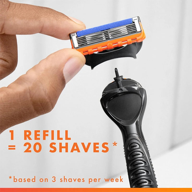 Men's Electric Razor with 5 Blades & Trimmer - Power Shaver, Multiple Colors