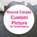 Cute Tufted Rug for Living Room and Bedroom - Soft Polyester Floor Mat