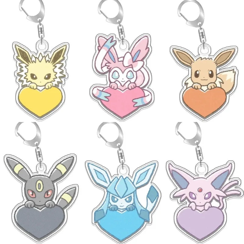 Anime Game Character Keychain Collection Acrylic Pendants for Bags and Keys