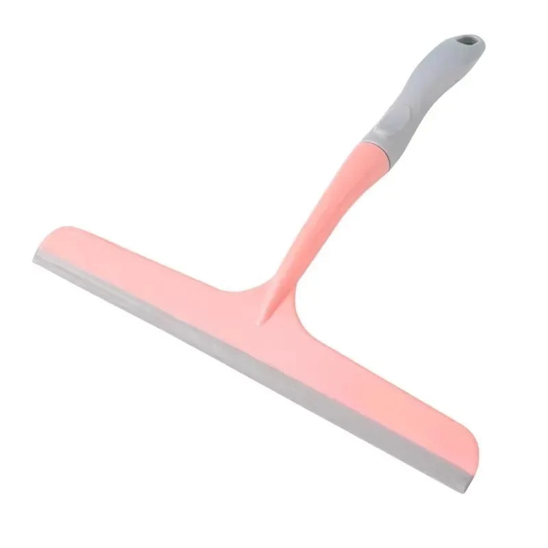 Double-Sided Silicone Glass Wiper Blade with Scraper for Window Cleaning