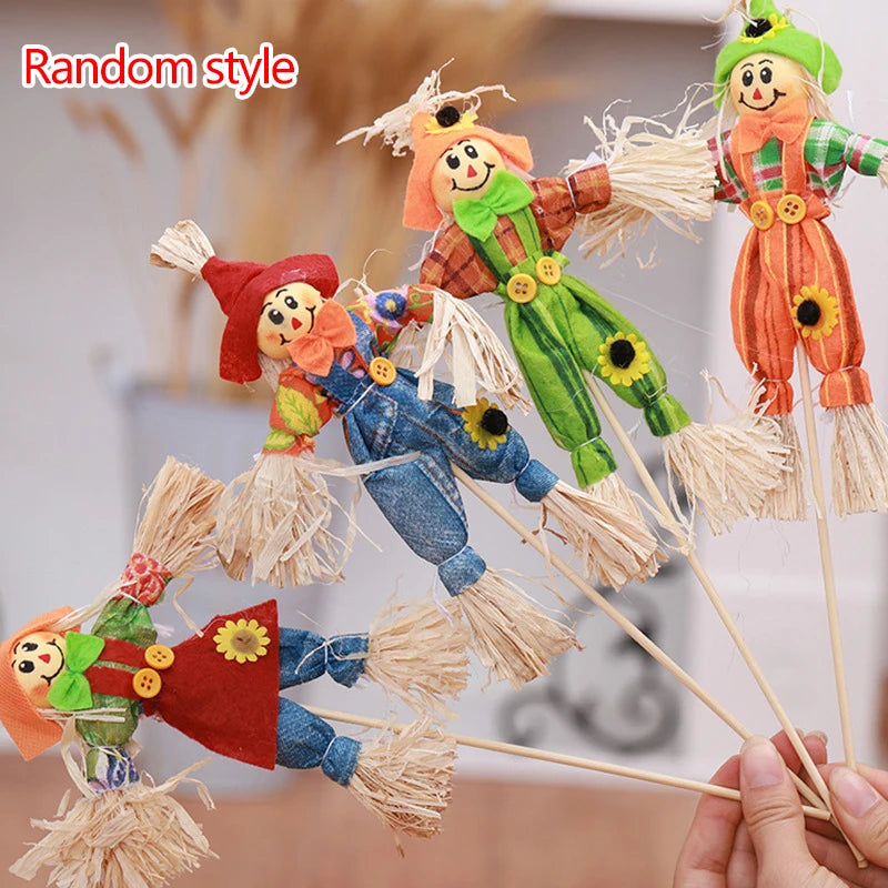 Autumn Harvest Scarecrow Garden Decoration Halloween Yard Decor