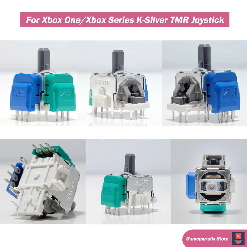 Joystick Replacement for Nintendo Switch, PS5, PS4, Xbox Series & One - Anti-Drift 3D Analog TMR ThumbStick