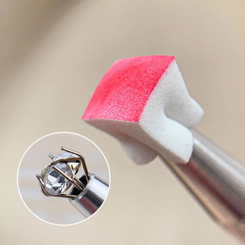 Square Nail Art Sponge Set for Gradient Manicure - Multiple Colors
