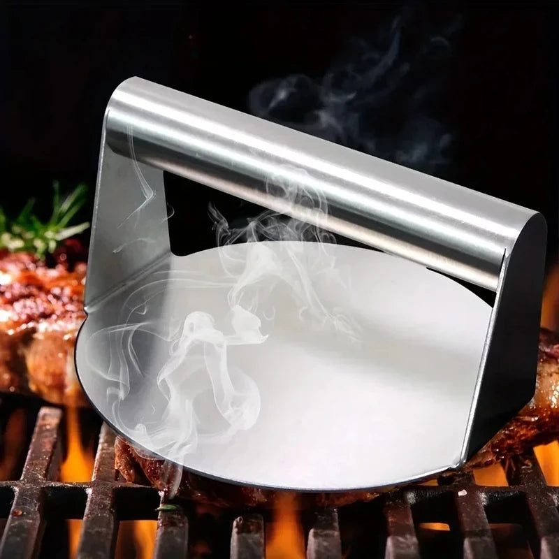 Stainless Steel Burger Patty Press Mold for Deli Meats and Meat Making