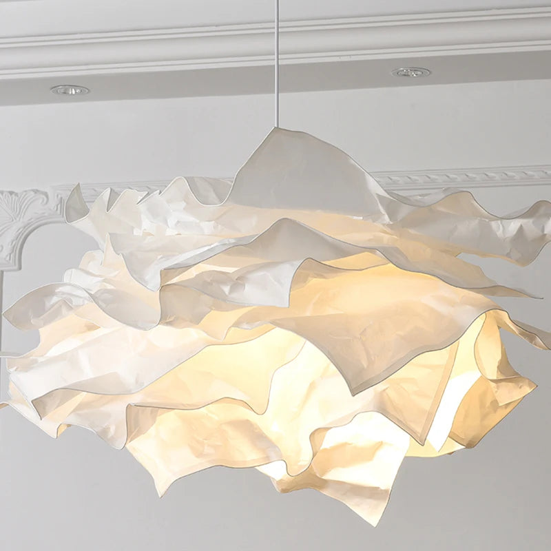 Handmade DIY Pendant Lamp for Restaurant & Home Ceiling Lighting - Paper Shade, E27