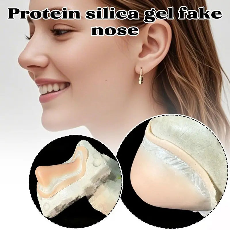 Special Effects Silicone Prosthetic Nose & Chin Kit for Cosplay Photography Halloween