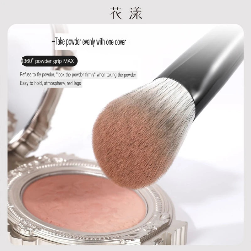 Soft Eyeshadow & Eyeliner Makeup Brush Set - Flame Round Head Smudging Tools