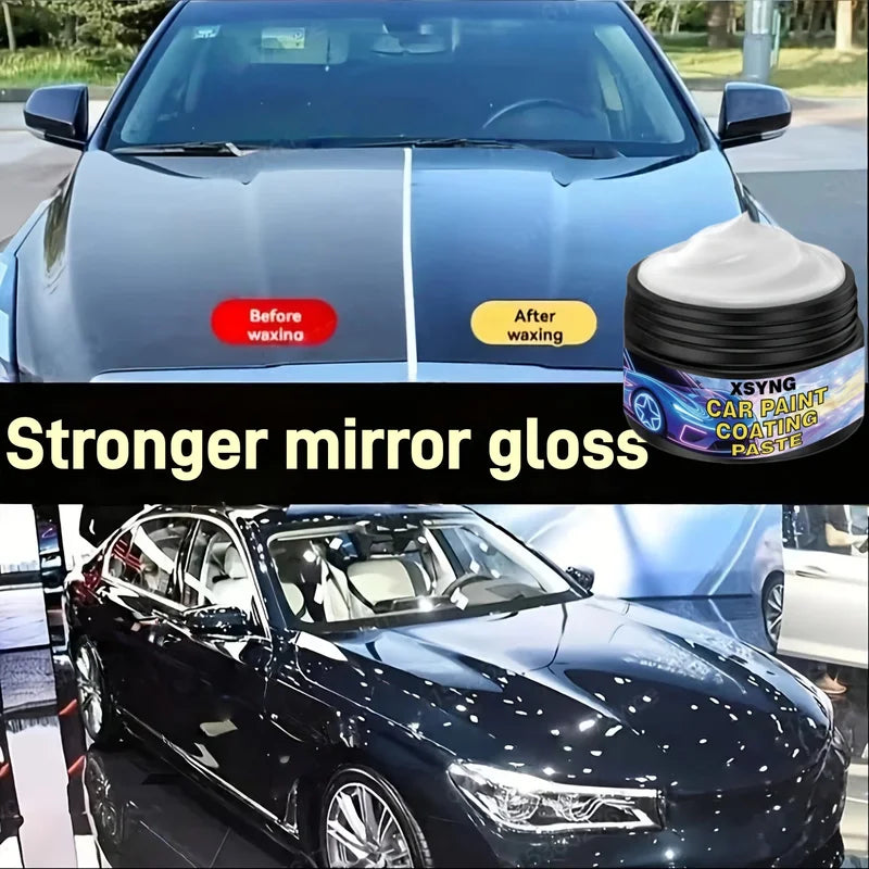 Car Wax Kit for Scratch Removal & Paint Protection - Gloss & Hydrophobic Coating