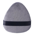 Large Velvet Powder Puff for Loose & Setting Makeup - Triangle Pointed Cosmetic Sponge
