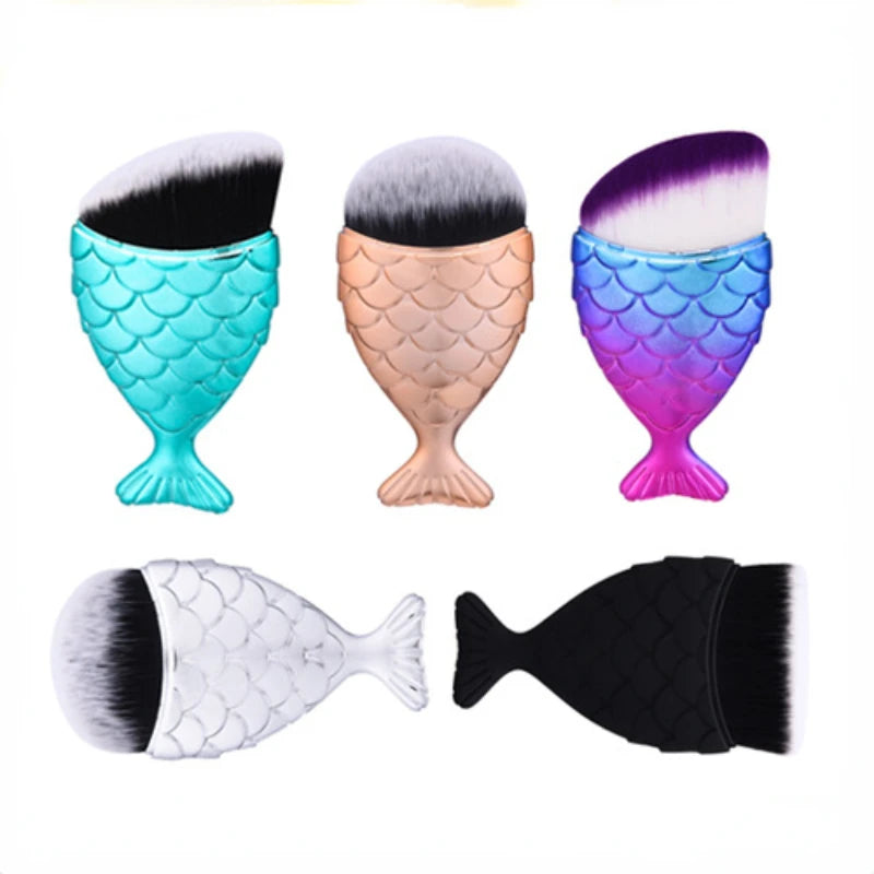 Professional Makeup Brush Set with Multiple Colors - Face, Blush, Foundation Tools