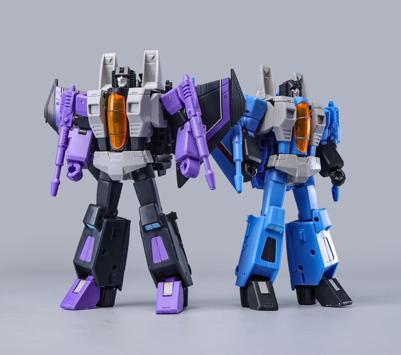 Action Figure Set with Thundercracker Starscream Skywarp Blitzwing - Multiple Colors