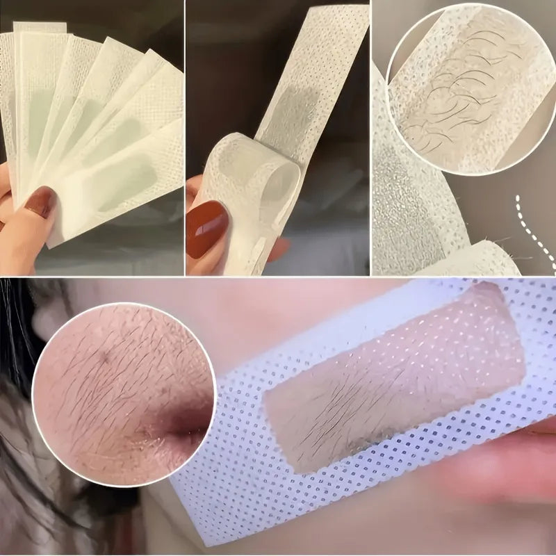 Viilife Facial Wax Strips Kit - Painless Hair Removal for All Skin Types