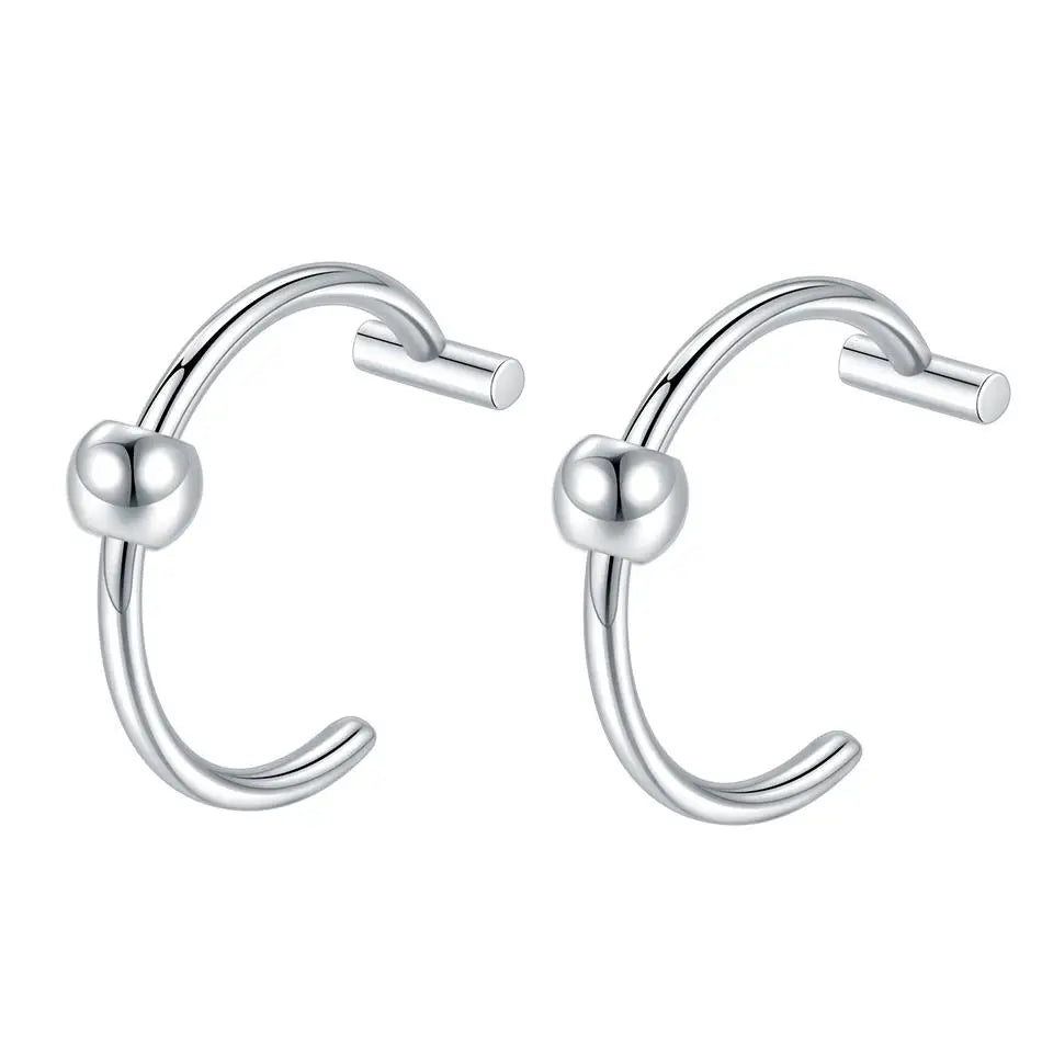 Set of 2/8/10 Stainless Steel Non-Pierced Lip Rings with Cross, Star, Heart, Cone Designs