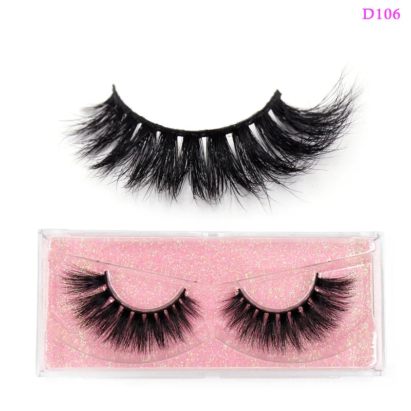 3D Mink False Eyelashes - Cruelty-Free, Reusable, Dramatic & Natural Styles