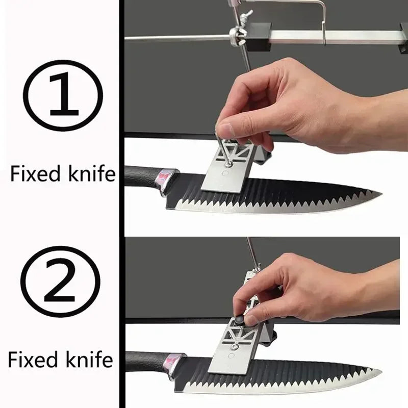 Professional Knife Sharpener Honing Stone Kit with Fixed Angle Diamond Sharpener