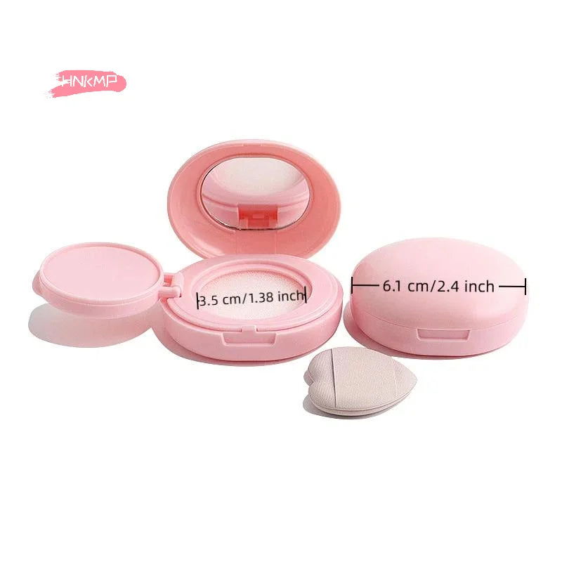Mini Air Cushion Makeup Case Refillable Cosmetic Container for Travel & DIY BB Cream Foundation