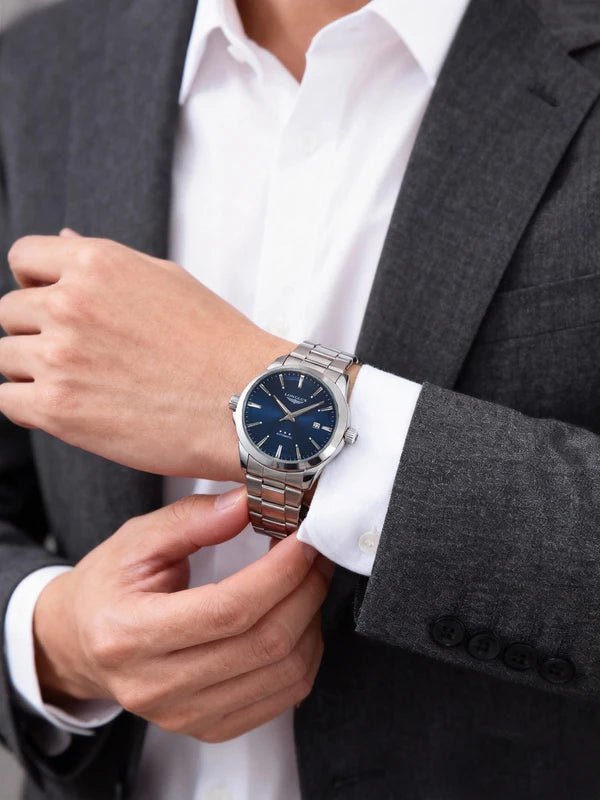 Men's Mechanical Automatic Watch Waterproof Stainless Steel Luminous Minimalist Gift