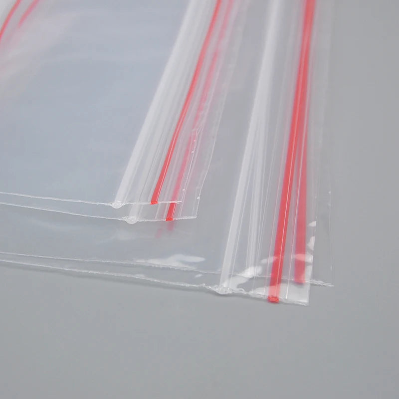 Small Transparent Ziplock Bags for Jewelry & Store Packaging, Sealed & Durable