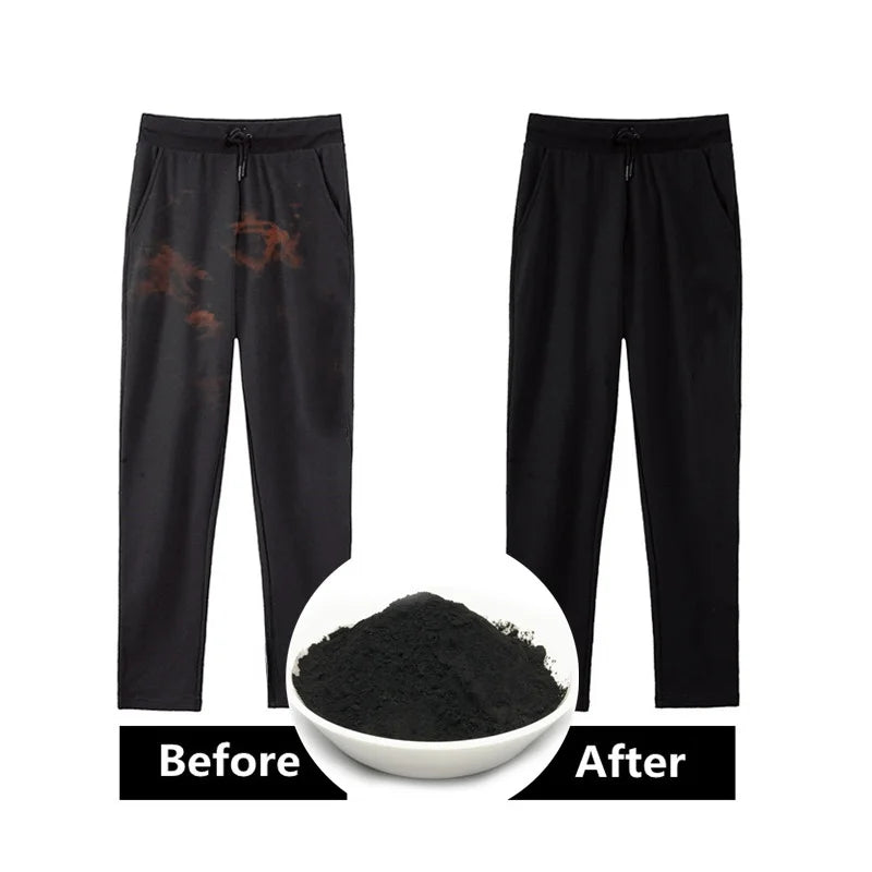 500g Fabric Dye Powder Black for Clothing Textile Dyeing Colorfast & Renovation