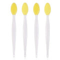Silicone Lip & Nose Exfoliating Brush Set - Double-Sided Makeup Tools