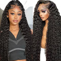 Deep Wave 13x4/6 Lace Frontal Human Hair Wig 200 Density Water Curly for Women