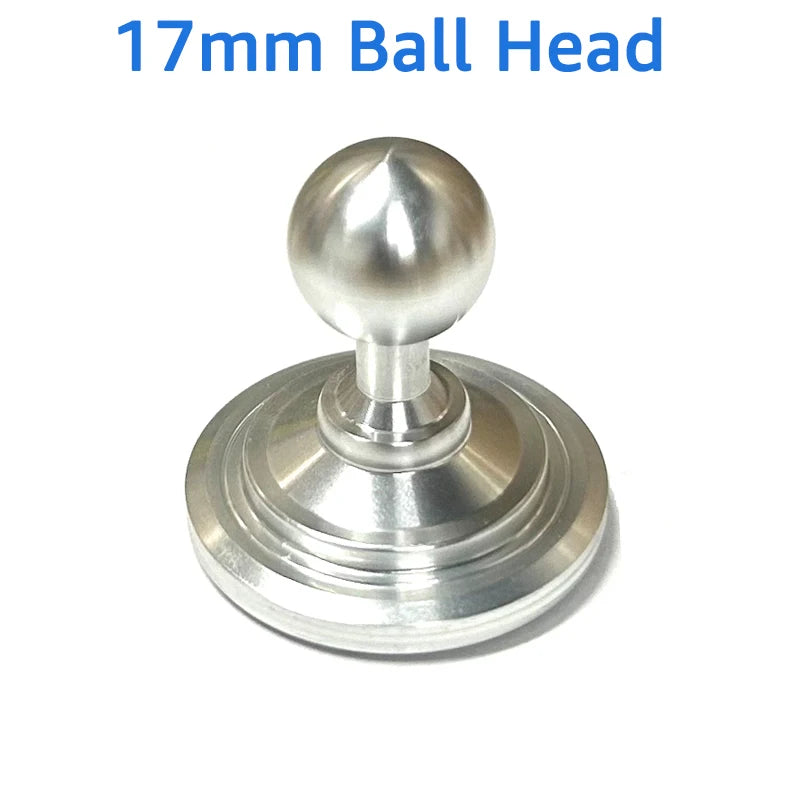 Car Dashboard Phone Holder with 17mm Ball Head Aluminum Alloy Base GPS Mount