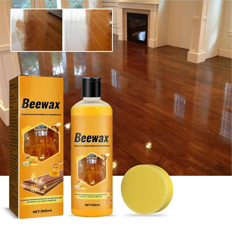 Furniture Beeswax Polish Spray for Wooden Surfaces - Natural Protect & Shine