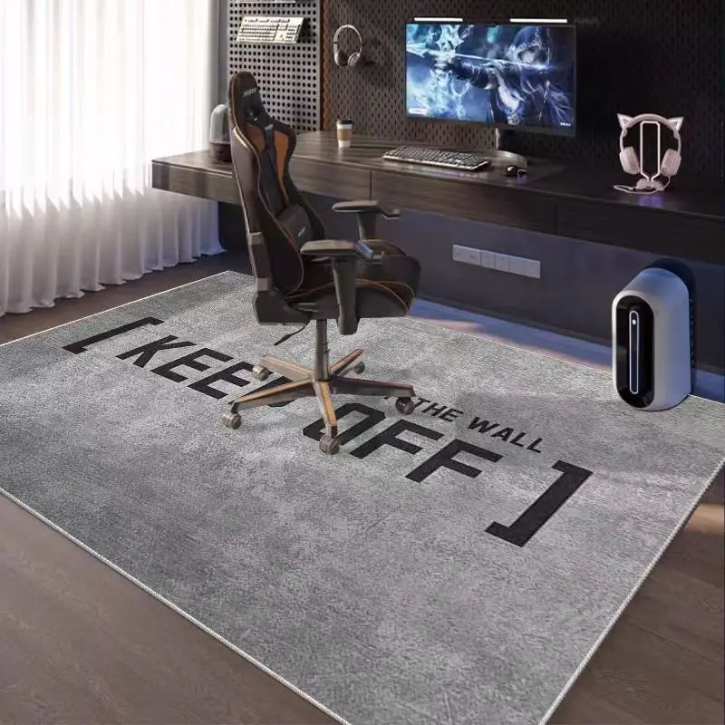 Gaming Rug for Game Room Non Slip Chair Mat Esports Carpet Home Decor