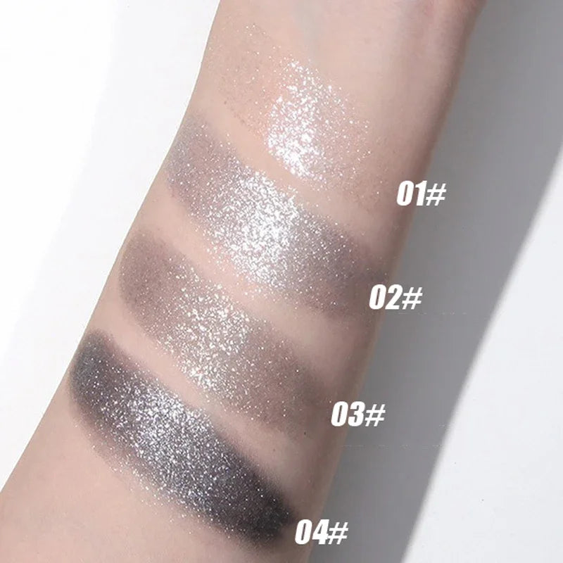 Long Lasting Waterproof Glitter Eyeshadow – Pearlescent Shimmer Makeup for Eyes & Body