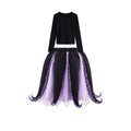 Halloween Ursula Sea Witch Costume Dress with Tentacles for Women
