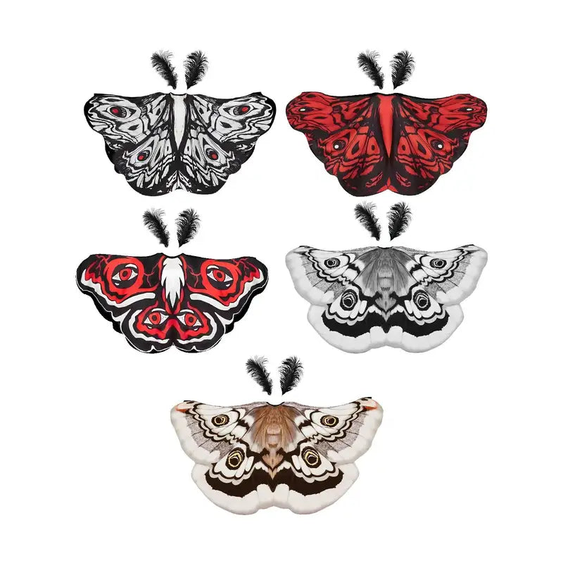 Halloween Butterfly Cape Costume with Headpiece for Role Play and Parties