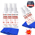 Refillable Screen Cleaner Spray Kit with Microfiber Cloth for Smartphones and Devices